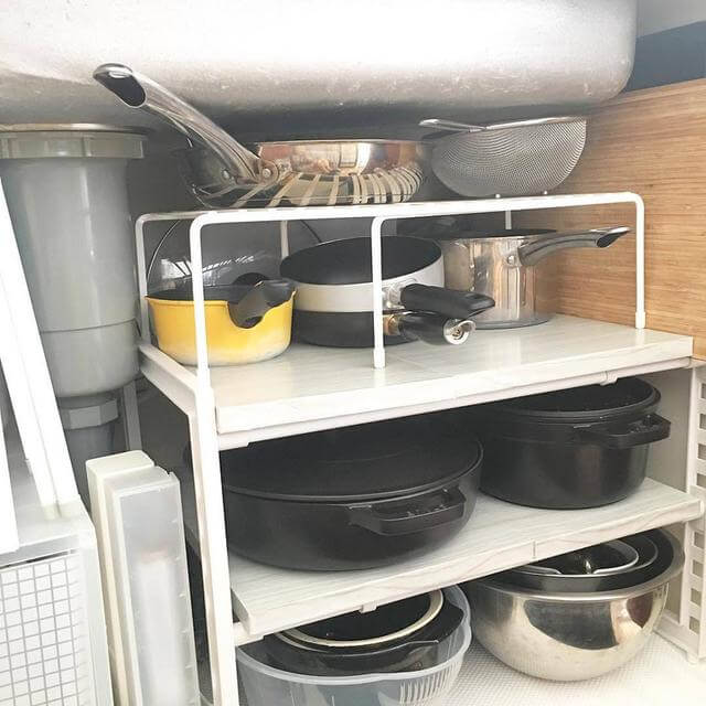 一直被忽視的水槽柜，竟可以收納這么多物品