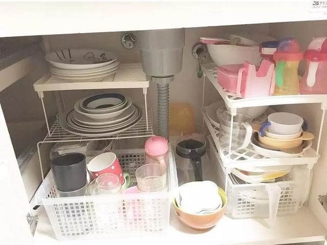 一直被忽視的水槽柜，竟可以收納這么多物品