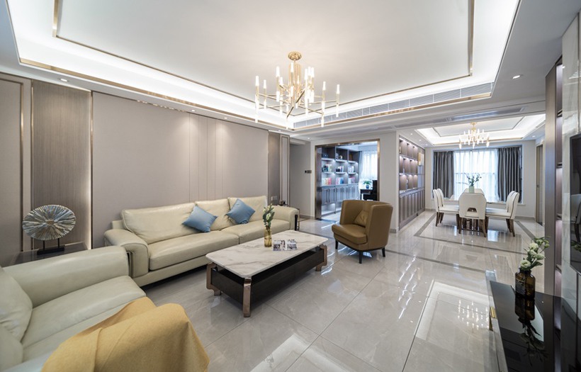 寶安 領(lǐng)航城三期領(lǐng)秀 160平 現(xiàn)代輕奢