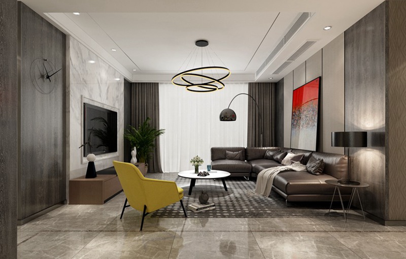 心海城110平北歐風格