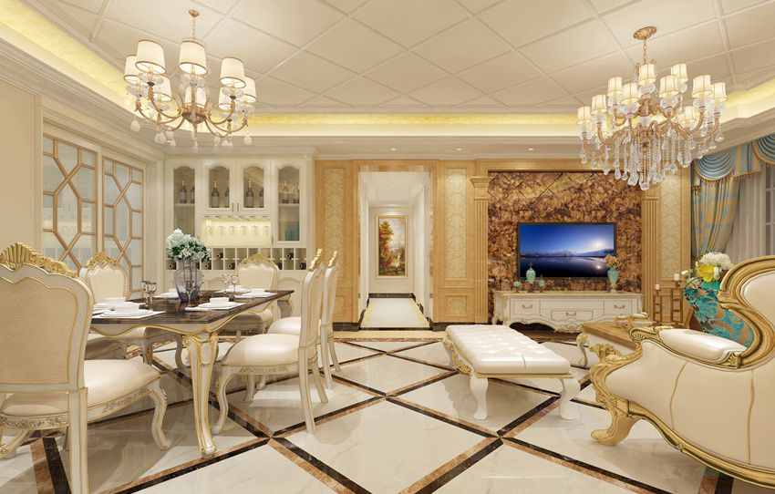 宏發(fā)世紀(jì)城110平歐式風(fēng)格