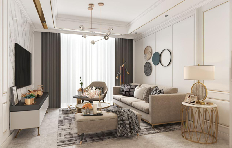 鴻榮源壹城中心裝修案例，再在施工中！