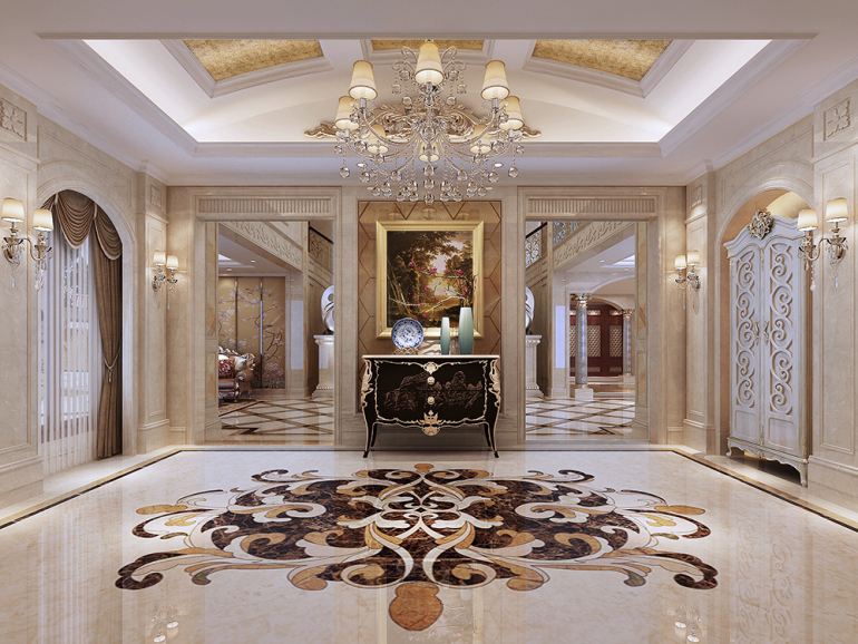 別墅玄關設計，大氣磅礴！