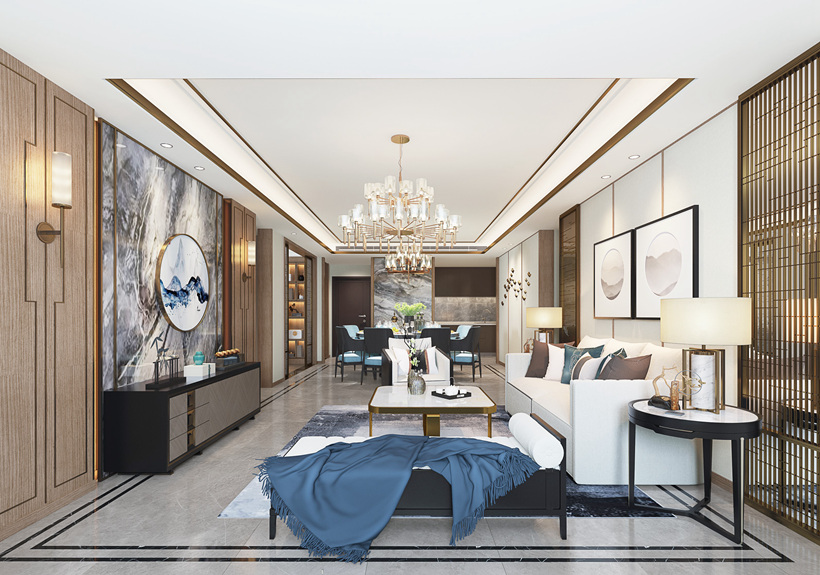 新中式風格不露山不露水的禪！