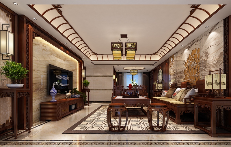 銀信中心大氣高雅中式風(fēng)格