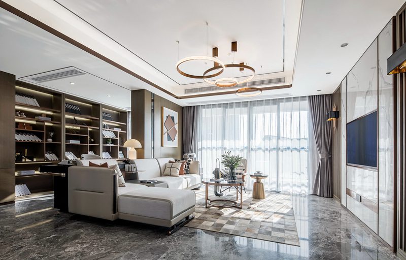 金地梅隴鎮(zhèn)146平新中式