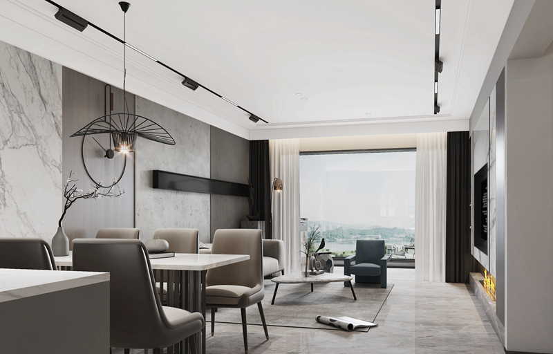 金色半山160平現(xiàn)代簡約