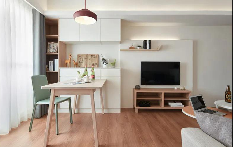 MUJI風(fēng)正流行！60㎡改造后一居變兩居！