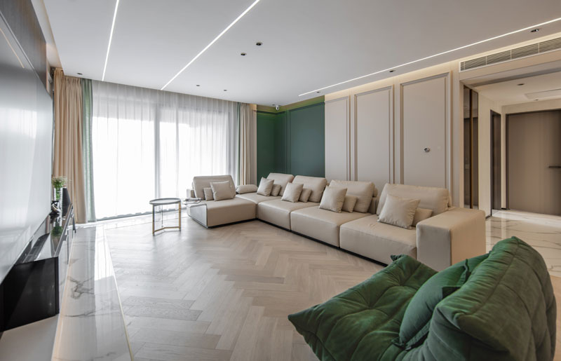 新世界名鐫220平混搭風(fēng)格裝修