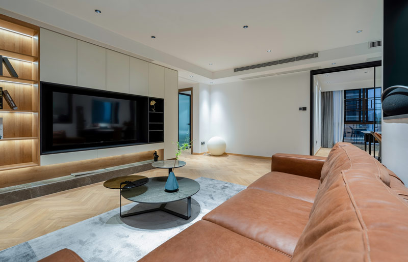 金亨利瑜璟苑126平米 現(xiàn)代日式風(fēng)格裝修