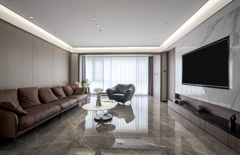 領(lǐng)翔華府160平輕奢風格