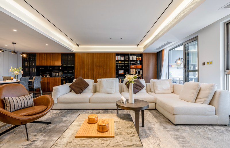 萬科東海岸200平港式風(fēng)格