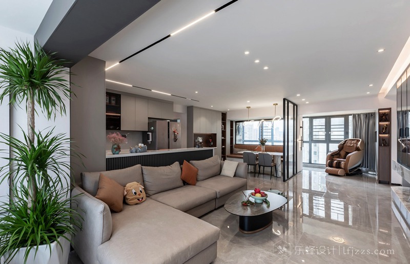 西城豐和135平輕奢風(fēng)格裝修