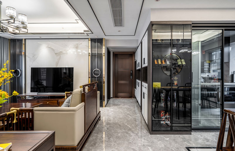 光明·正大城110㎡中式風格，靜臥觀影的閑適