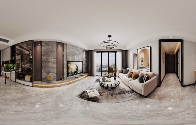 羅湖·雍睦豪庭89m2現(xiàn)代輕奢