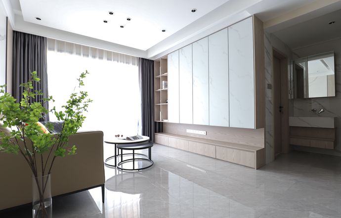 寶安·圣拿威110m2現(xiàn)代簡約，黑白灰