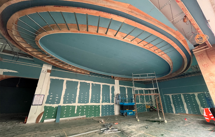 深圳作為科技展廳1500平辦公室裝修