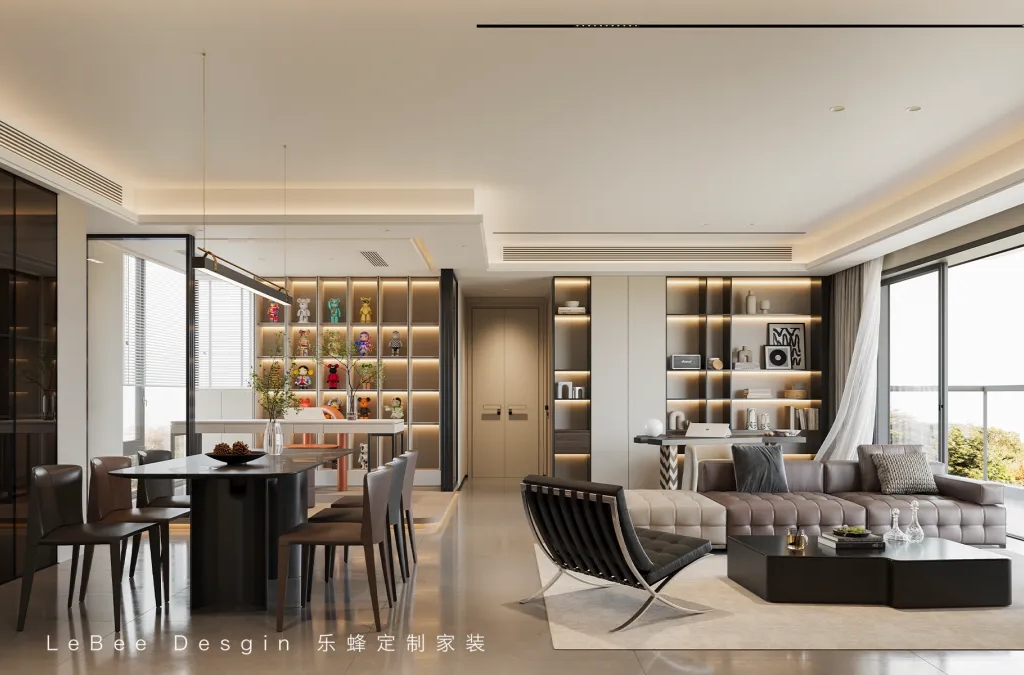 深圳.珈譽(yù)府 |152㎡現(xiàn)代意式大橫廳戶型，呈現(xiàn)簡約與輕奢的平衡！