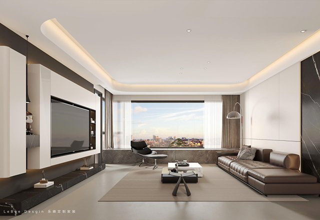 深圳. 香山美墅 | 150㎡意式輕奢，深色系裝出200㎡既視感！意式風(fēng)，閉眼抄！