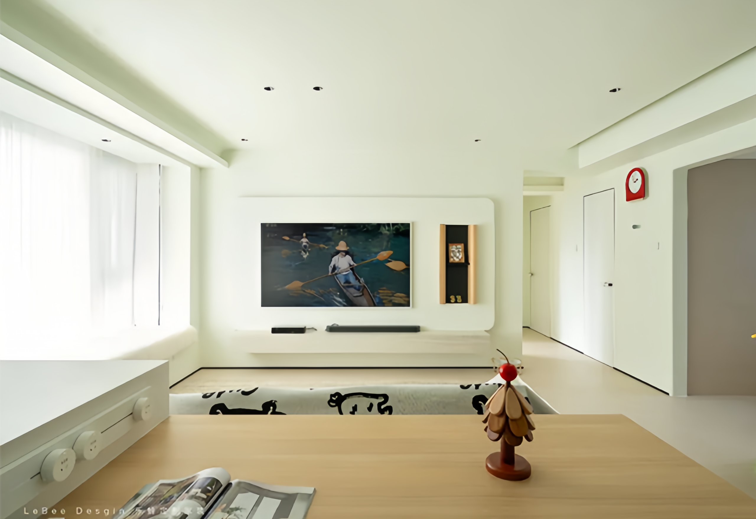 深圳.城中雅苑 | 當(dāng)原木遇上奶油，她家簡直是小戶型裝修模板！